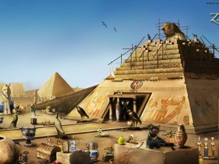 hidden object game egypt 320x240 Casual Game Art