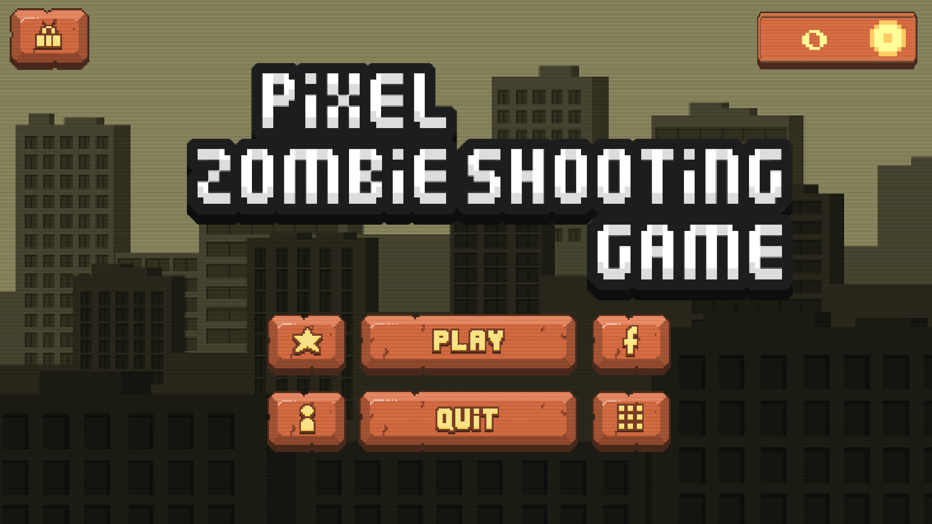 PZSG 01 - Pixel Zombie Shooting Game
