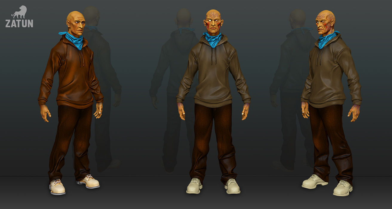 Poetcode Crypt Zombie 01 - 3D Characters