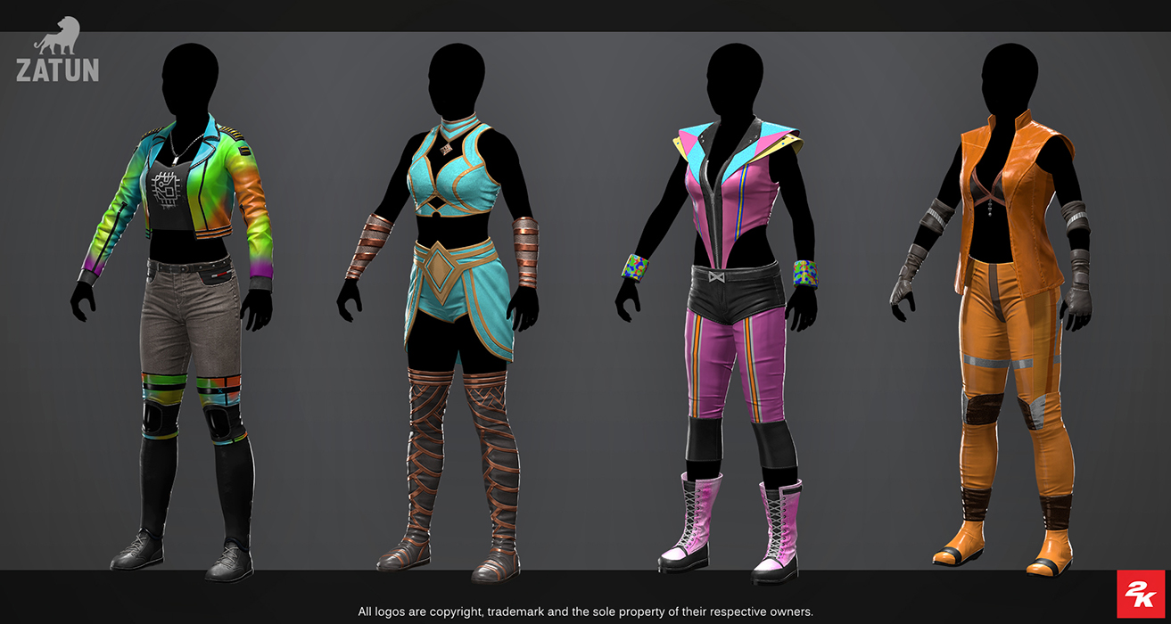 W2K24 Costume 01 - 3D Character Models