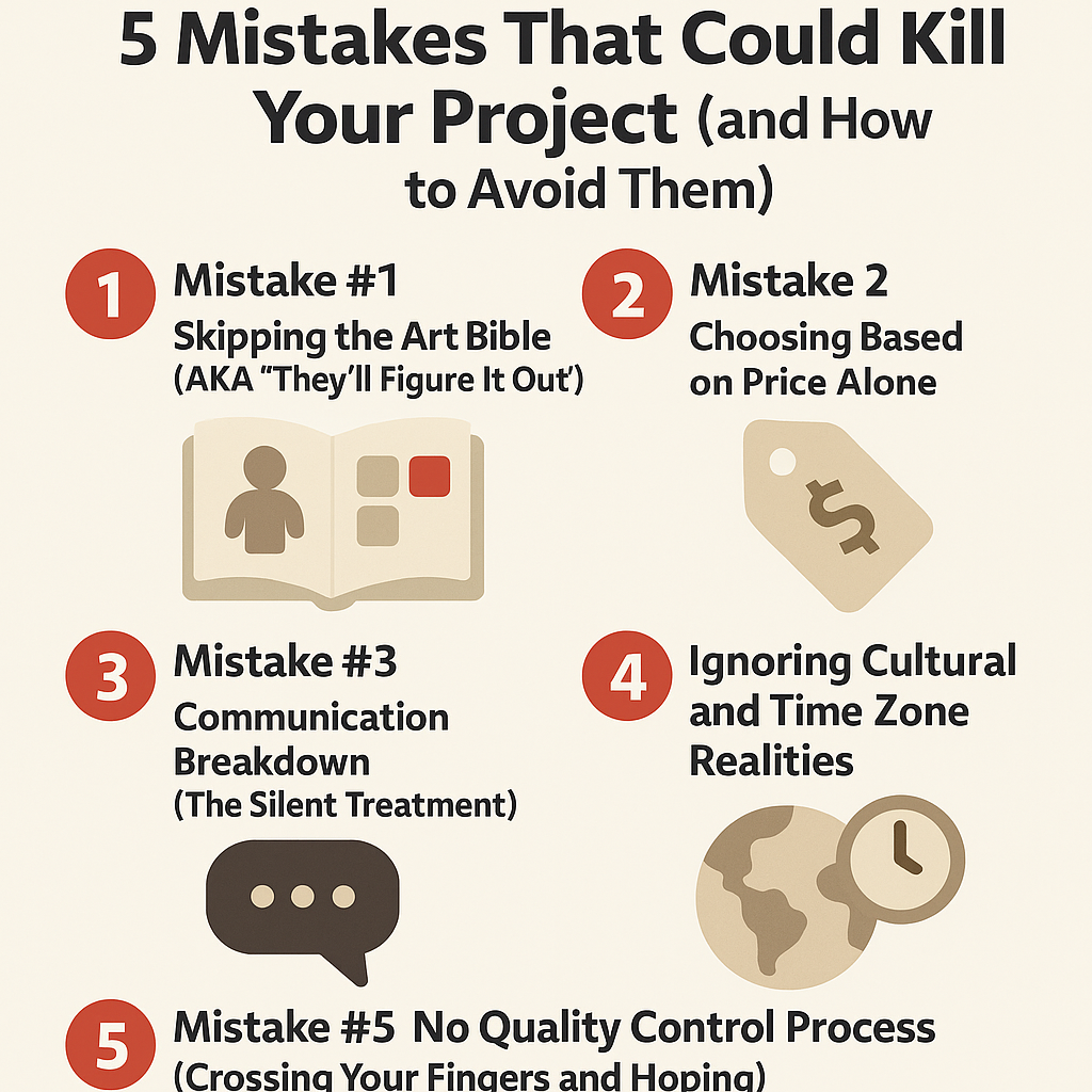 5 Mistakes That Could Kill Your Project - Game Art Outsourcing: 5 Mistakes That Could Kill Your Project (and How to Avoid Them)